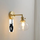 GobekUsa Glass Ball Wall Lamp Sconce Modern Nordic Sconce Lighting for Bedroom Mirror