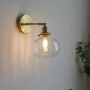 GobekUsa Glass Ball Wall Lamp Sconce Modern Nordic Sconce Lighting for Bedroom Mirror
