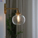 GobekUsa Glass Ball Wall Lamp Sconce Modern Nordic Sconce Lighting for Bedroom Mirror