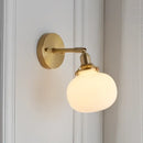 GobekUsa Glass Ball Wall Lamp Sconce Modern Nordic Sconce Lighting for Bedroom Mirror