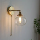 GobekUsa Glass Ball Wall Lamp Sconce Modern Nordic Sconce Lighting for Bedroom Mirror