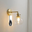 GobekUsa Glass Ball Wall Lamp Sconce Modern Nordic Sconce Lighting for Bedroom Mirror