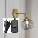 GobekUsa Glass Ball Wall Lamp Sconce Modern Nordic Sconce Lighting for Bedroom Mirror