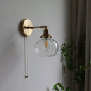 GobekUsa Glass Ball Wall Lamp Sconce Modern Nordic Sconce Lighting for Bedroom Mirror