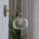 GobekUsa Glass Ball Wall Lamp Sconce Modern Nordic Sconce Lighting for Bedroom Mirror