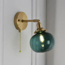 GobekUsa Glass Ball Wall Lamp Sconce Modern Nordic Sconce Lighting for Bedroom Mirror