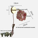 GobekUsa Copper Wall Light with Pull Chain Switch, Modern Nordic Design