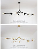 GobekUsa Modern Nordic Glass Chandeliers with LED