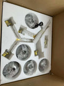 GobekUsa Modern Nordic Glass Chandeliers with LED Lighting