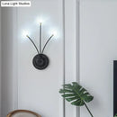 GobekUsa Modern Nordic Glass LED Wall Mounted Light for Shaded Living Rooms