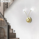 GobekUsa Modern Nordic Glass LED Wall Mounted Light for Shaded Living Rooms