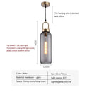 GobekUsa Modern Nordic Glass Pendant Light for Kitchen & Restaurant