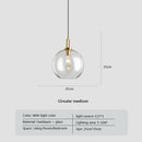GobekUsa Modern Nordic Glass Pendant Light for Kitchen & Restaurant
