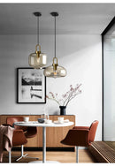 GobekUsa Modern Nordic Glass Pendant Light for Kitchen & Restaurant