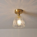 GobekUsa Glass Flower LED Ceiling Lights - Modern Nordic Canopy Lamparas Techo