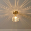 GobekUsa Glass Flower LED Ceiling Lights - Modern Nordic Canopy Lamparas Techo