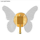 GobekUsa Modern Nordic All Copper Led  Butterfly Wall Lamp