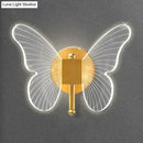 GobekUsa Modern Nordic All Copper Led  Butterfly Wall Lamp