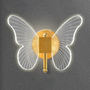 GobekUsa Modern Nordic All Copper Led  Butterfly Wall Lamp