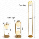 GobekUsa Golden Body Glass LED Desk Lamp - Modern Nordic Art Deco Design