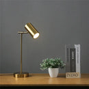 GobekUsa Golden Table Lamp for Study and Reading, Modern Nordic Bedroom Decor Lighting