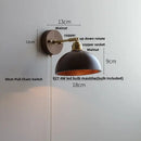 GobekUsa LED Wall Sconce Walnut Wood Rotate Stair Light Fixture Modern Nordic Design