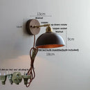 GobekUsa LED Wall Sconce Walnut Wood Rotate Stair Light Fixture Modern Nordic Design