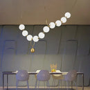 GobekUsa Nordic LED Pendant Lamp Acrylic Chandelier for Home Decor Lighting