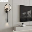 GobekUsa Modern Nordic LED Wall Lamp For Bedroom Black/Gold