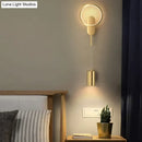GobekUsa Modern Nordic LED Wall Lamp For Bedroom Black/Gold