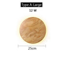 GobekUsa LED Wooden Wall Lamp: Modern Nordic Indoor Lighting for Bedroom Bedside