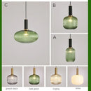 GobekUsa Gray Glass LED Pendant Lights for Modern Nordic Home Decor