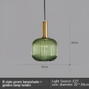 GobekUsa Gray Glass LED Pendant Lights for Modern Nordic Home Decor