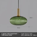 GobekUsa Gray Glass LED Pendant Lights for Modern Nordic Home Decor