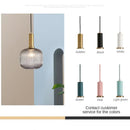 GobekUsa Gray Glass LED Pendant Lights for Modern Nordic Home Decor