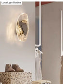 GobekUsa Modern Nordic Sconce: Luxury Glass Wall Mount Light Fixture for Bedroom