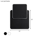GobekUsa Modern Nordic Wall Lamp with Moveable Iron Arm, Flush Mount Sconce in Black/White - LED Light, Acrylic Shade