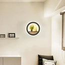 GobekUsa Modern Nordic LED Wall Light Sconce - Round/Elephant/Giraffe Design, Ultrathin and Wall Mounted - Acrylic Shade - Warm/White Light