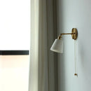 GobekUsa Ceramic Wall Lights Rotatable LED, Modern Nordic Style for Hallway, Bedroom, Aisle