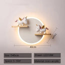 GobekUsa LED Wall Lamp: Modern Nordic Design for Children's Room, Bedroom, Living Room