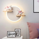 GobekUsa LED Wall Lamp: Modern Nordic Design for Children's Room, Bedroom, Living Room