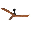 GobekUsa 60" Wood Ceiling Fan, Remote Control, Creative Living Room Dining Room Loft, DC Fan