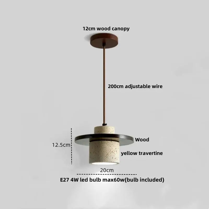 GobekUsa Cave Stone LED Pendant Lamp - Nordic Modern Hanging Light, photo 13 of 29
