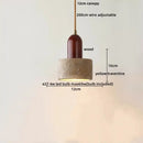 GobekUsa Cave Stone LED Pendant Lamp - Nordic Modern Hanging Light