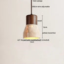 GobekUsa Cave Stone LED Pendant Lamp - Nordic Modern Hanging Light