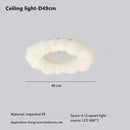 GobekUsa Cloud Pendant LED Chandelier for Living Dining Bedroom Ceiling Lamps