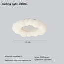 GobekUsa Cloud Pendant LED Chandelier for Living Dining Bedroom Ceiling Lamps