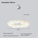 GobekUsa Cloud Pendant LED Chandelier for Living Dining Bedroom Ceiling Lamps