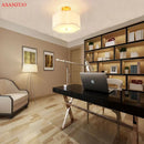 GobekUsa Copper Acrylic Ceiling Lights Modern Living Room Decor Bedroom Lamps