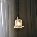 Modern olive green and copper glass led pendant lamp kitchen by Decorbites